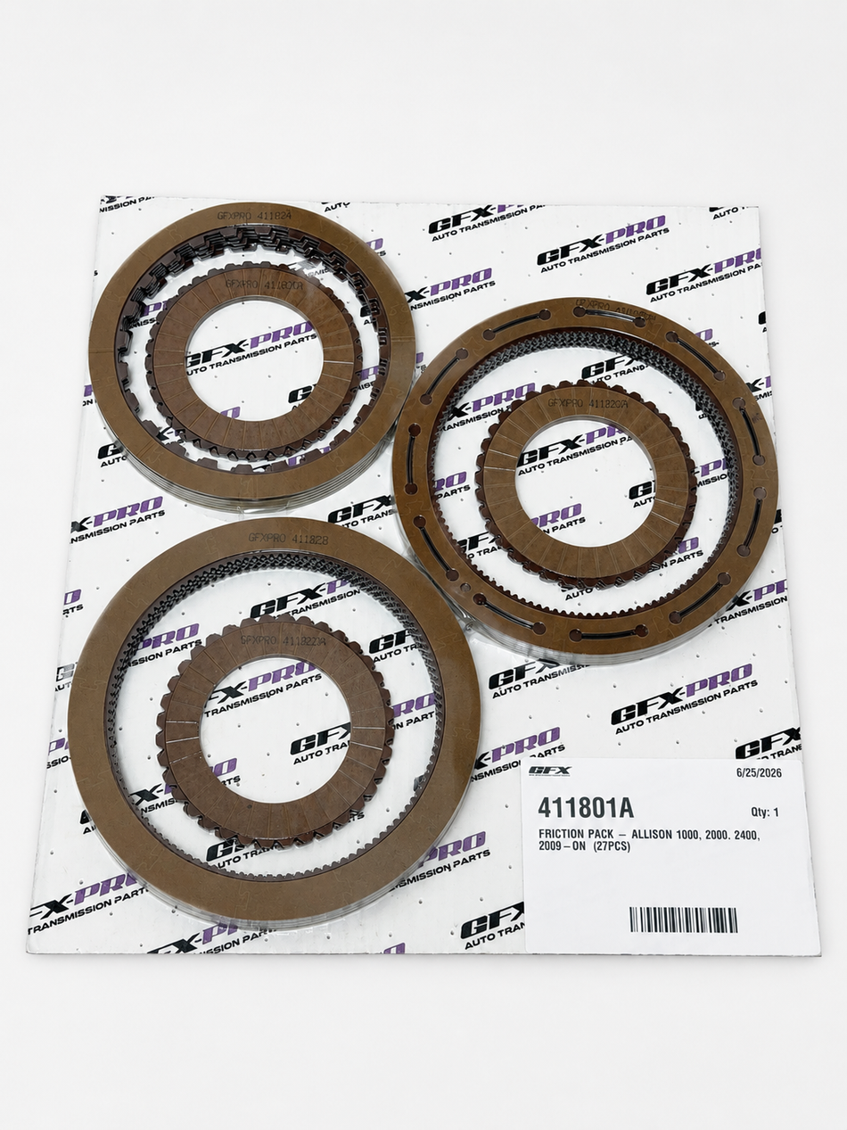 FRICTION PACK - ALLISON 1000, 2000. 2400, 2009-ON  (28PCS)