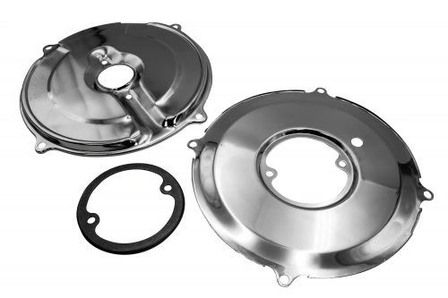 Chrome Alternator/Generator Backing Plate 3-Piece Kit (00-9056-0)